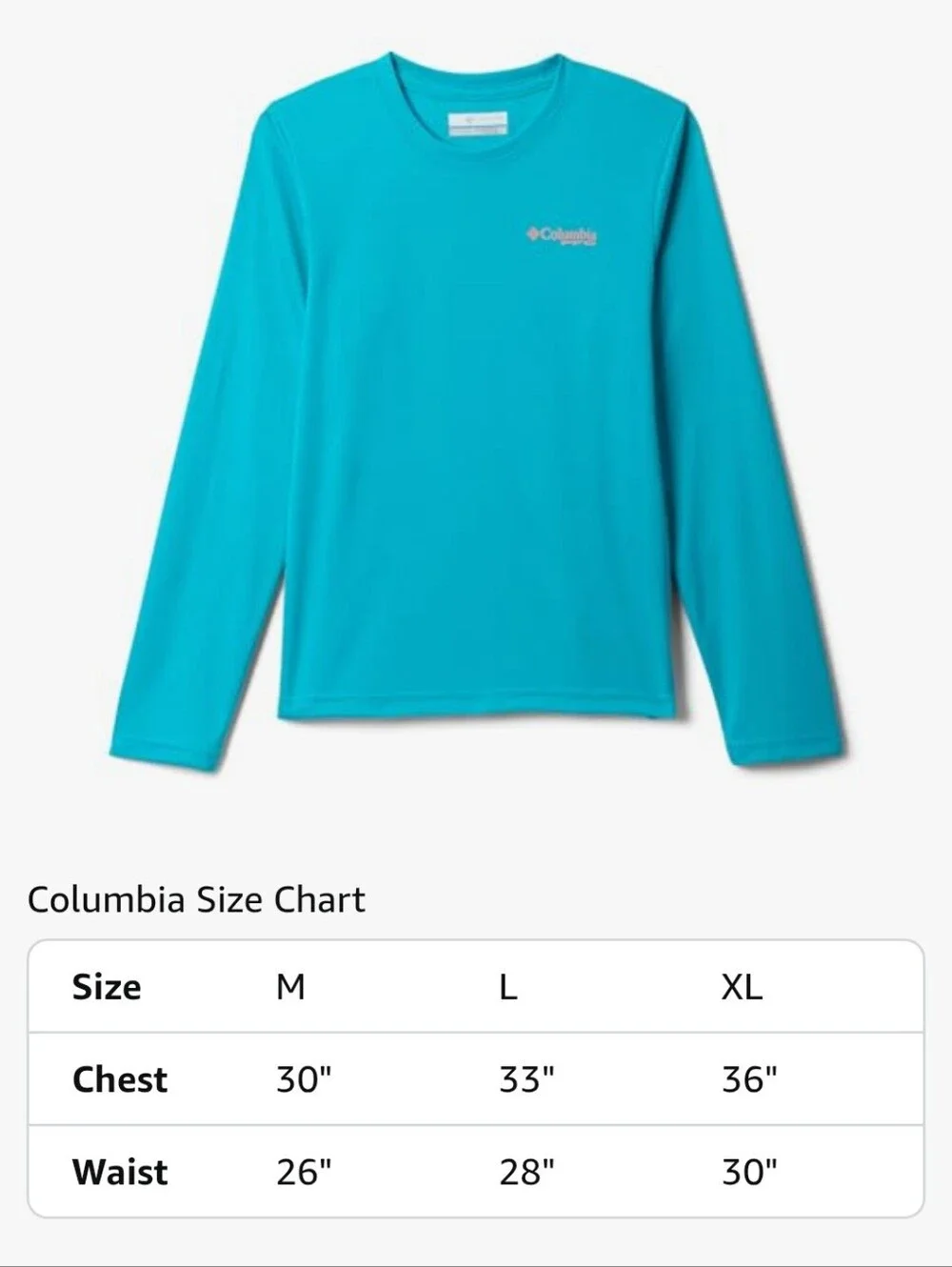 Columbia Youth Boys Terminal Tackle Fish Bars Long Sleeve Large